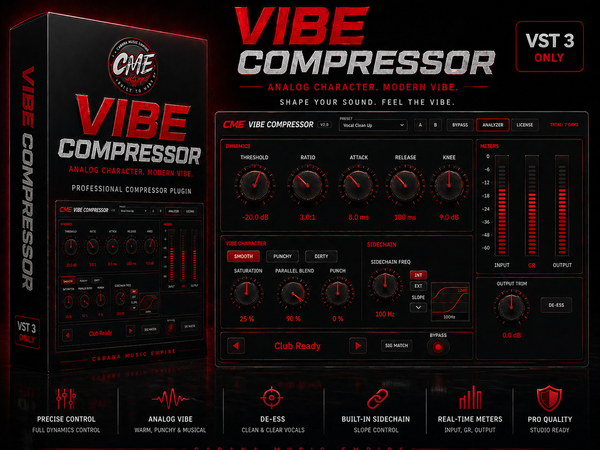 Vibe Compressor™ — Analog Character Compression (VST3)